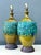 Mid 20th Century Vintage MCM Glazed Ceramic Lamps - A Pair For Sale - Image 5 of 9