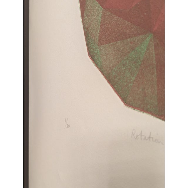 Berenice Benjelloun, Rotation of Three, 1972, Print, Framed For Sale - Image 3 of 6