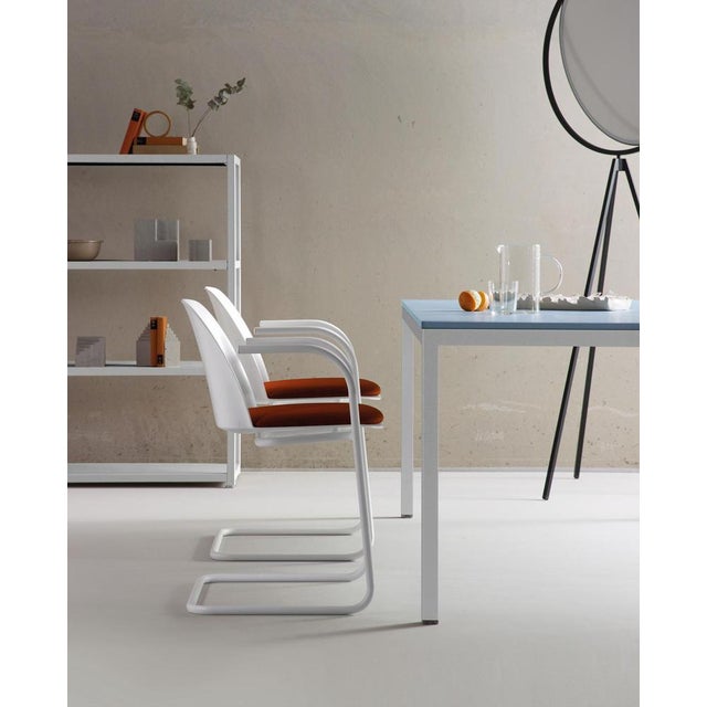 Deep Plastic Soft Armchair in Polypropylene and Oak by Quinti Sedute For Sale - Image 10 of 18