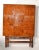 Brown 1970s Vintage Handcrafted Square Tiger Bamboo Bistro Folding Game Center Table X-Base For Sale - Image 8 of 12