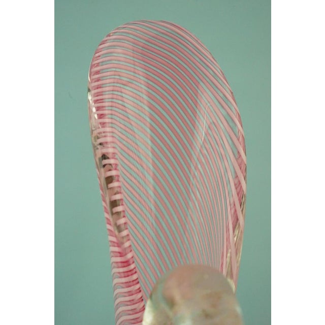 Murano Zanfirico Glass Jug Vase attributed to Poli For Sale - Image 14 of 18