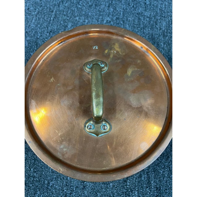 French Country Copper Saucepan 22oz For Sale - Image 3 of 8