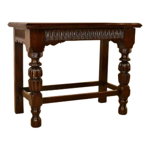 18th Century English Oak Console or Serving Table