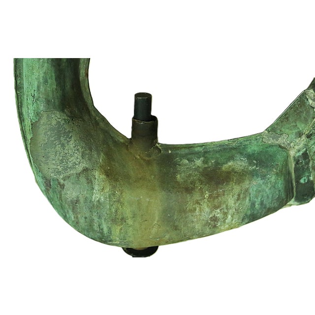 Metal Mid 19th Century French Copper Weather Vane For Sale - Image 7 of 8