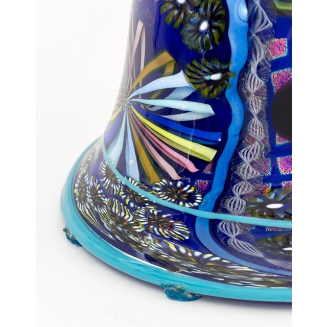 Michael Angelo Menconi Art Glass Table Lamp, 2006 For Sale - Image 9 of 12
