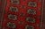 Textile Bokhara Rug 3’2” X 5’2” Red Wool Tribal Hand-Knotted Oriental Carpet For Sale - Image 7 of 12