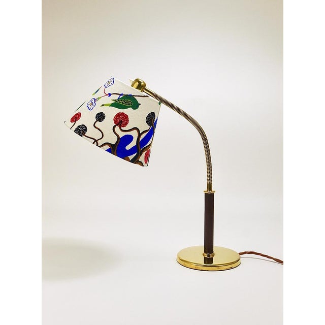 Table Lamp in Brass and Leather by Josef Frank for J.T. Kalmar, Austria, 1930s For Sale - Image 18 of 18