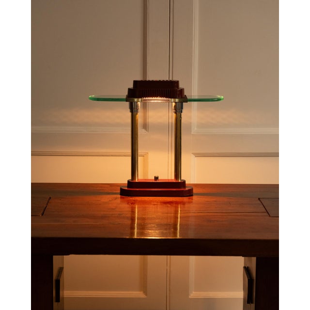 Vintage Sunlight Lamp in Glass and Metal, 1980s For Sale - Image 4 of 11