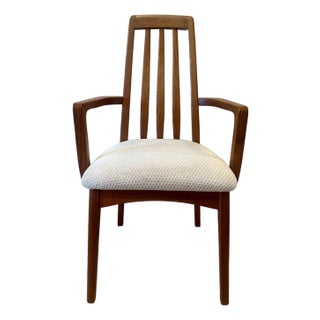 Mid-Century Modern Danish Teak Dining Chair Attributed to Benny Linden For Sale