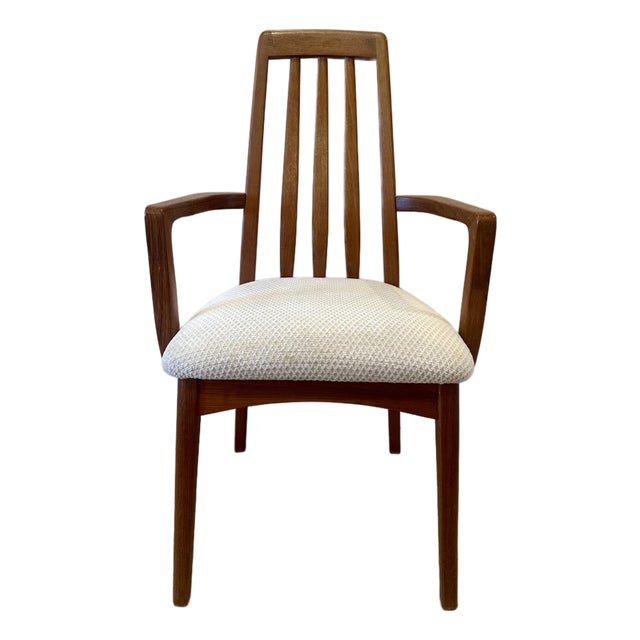 Mid-Century Modern Danish Teak Dining Chair Attributed to Benny Linden For Sale