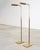 Mid 20th Century Koch & Lowy Omi Patinated Brass Pharmacy Floor Lamps - a Pair For Sale In Sacramento - Image 6 of 18
