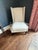 White Serena & Lily Pony Hair Wingback Chairs – Pair – Sculptural Modern Silhouette in Natural Hide For Sale - Image 8 of 11