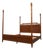 Lexington King Size Faux Bamboo Canopy Bed For Sale