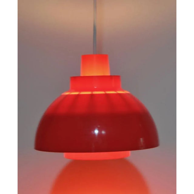 Plastic Danish Lamp by K. Kewo for Red Solar Nordisk For Sale - Image 7 of 14