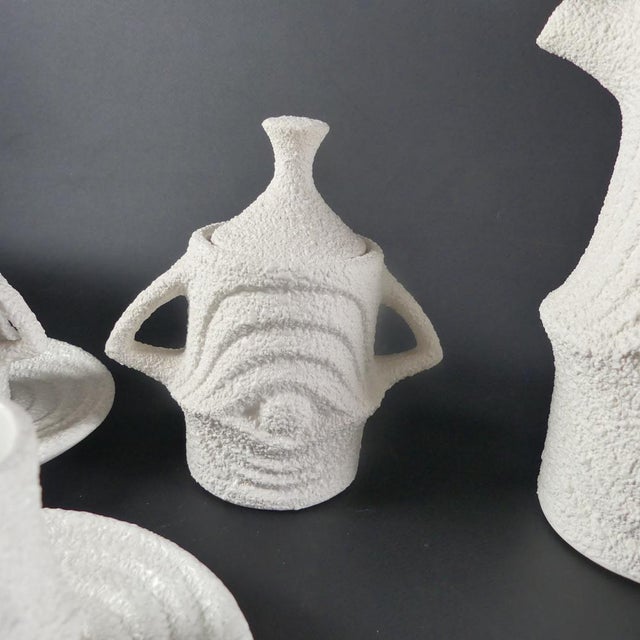 1970s Op Art Mocha Set, 1970s, Set of 14 For Sale - Image 5 of 12