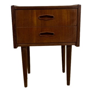 Vintage Danish Teak Bedside Table, 1960s For Sale