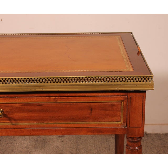Louis XVI Cabaret Table in Cuban Mahogany For Sale - Image 3 of 16