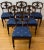 Set of Six English Carved Rosewood Dining Chairs C.1850 Gorgeous mid 19th century hand carved dining chairs with drop in...