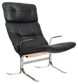 Siesta Armrests Lounge Chair in Steel by Ingmar Relling for Westnofa, 1970s