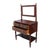 An antique Sheraton style dressing table, crafted from carved mahogany, dating to approximately 1830. This distinguished...