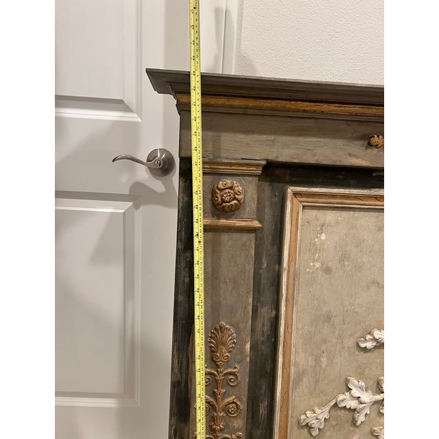 20th Century Antique French Wooden Wall Carved Panel For Sale - Image 6 of 7