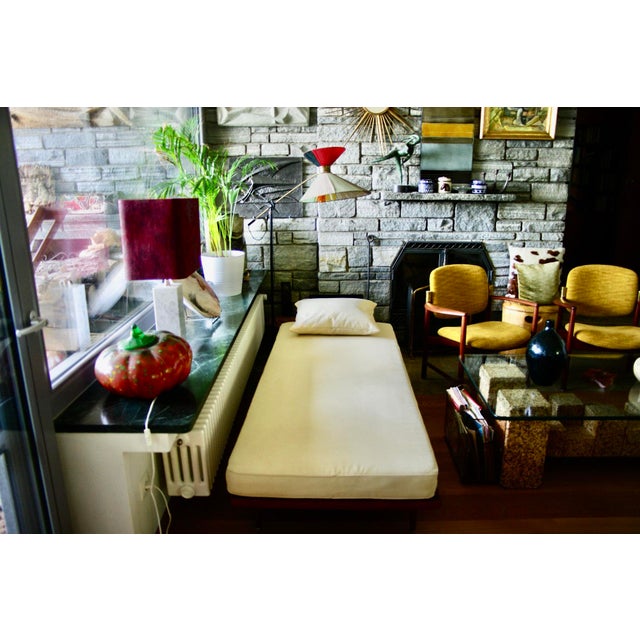 Minerva Daybed in Teak and Alcantara by Peter Hvidt, 1950s For Sale - Image 10 of 17