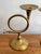 English Brass French Horn Candlestick Holders, a Pair For Sale - Image 3 of 8