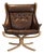 Brown Leather Falcon Lounge Chair by Sigurd Ressell for Vatne Møbler For Sale