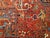Antique Persian Heriz Karajah Rug, Hand-Knotted Wool, Geometric Medallion Pattern, Brick-Red & Navy, 9x12 For Sale - Image 15 of 17