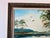 1980s 1980’s Vintage Rockwell Kent Tropical Lake Landscape Oil on Board Painting, Framed For Sale - Image 5 of 12