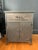 Metal Industrial Leather and Metal Nightstands - a Pair For Sale - Image 7 of 9