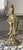 Vintage Cast Brass Guanyin Figure on Fish and Wave Base For Sale - Image 9 of 9