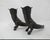 Early 20th Century Decorative Bronze Lion Foot Drinking Horn Rhyton Vase Cornucopia Vessel Pair For Sale - Image 5 of 14