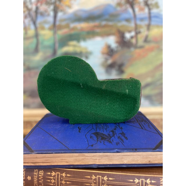 Art Deco 1930s Style Art Deco Machine Age Copper Toned and Possibly Bakelite Double Ashtray With Streamlined Ribbed Design For Sale - Image 3 of 8