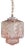 Art Deco Pale Pink Glass Pendant Light, 1930s For Sale