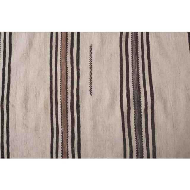 1960s Vintage Long Turkish Hemp Kilim Runner 2'6'' X 20' For Sale - Image 4 of 13