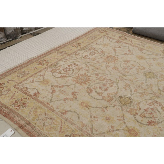 2010s 2010s Rug & Kilim’s Sultanabad Style Rug in Cream With Floral Patterns For Sale - Image 5 of 10