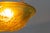 French Art Deco Frosted Amber Colored Pendant Light from ROS, 1930s For Sale - Image 9 of 18