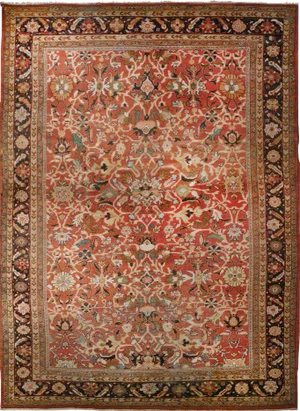 Antique Persian Mahal Rug - 12' x 17'7"