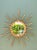 Vintage Italian Bent Rattan Sunburst Mirror For Sale - Image 11 of 12