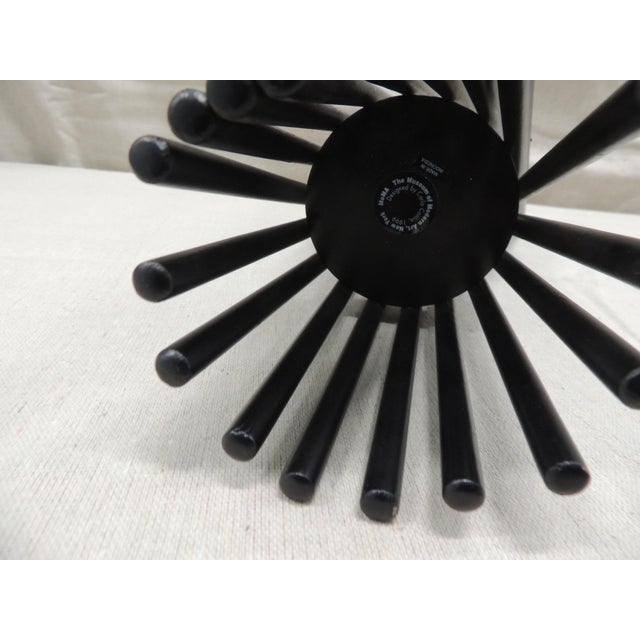 Mid-Century Modern Black Satellite Articulated Wood Fruit Bowl by Carlo Contin X MoMa Design Store For Sale - Image 3 of 6