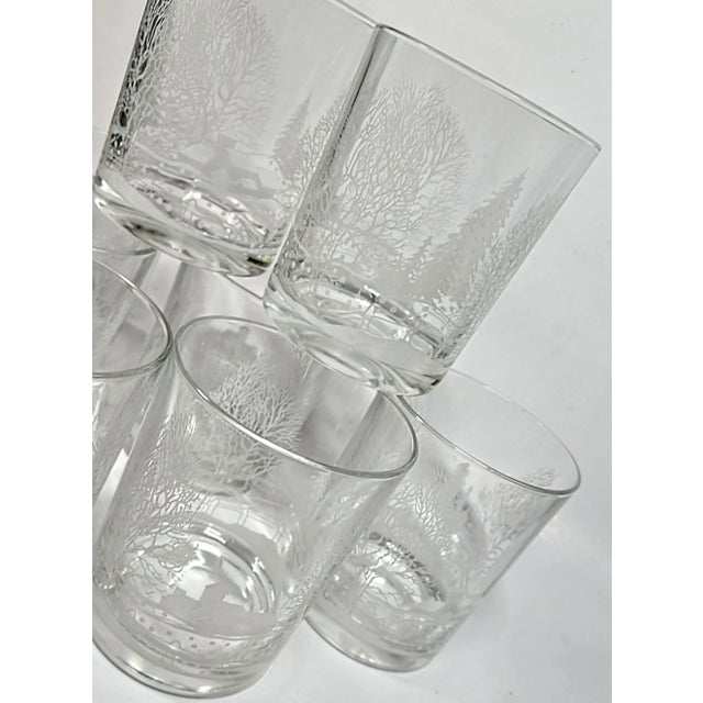 Snowy Double Old Fashioned Glasses- Set of Eight For Sale - Image 11 of 12