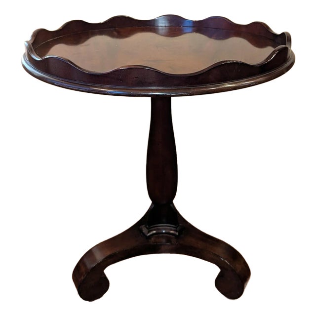 Baker Furniture Milling Road Round Side Table For Sale