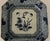 Antique Japanese Blue and White Octagonal Plate With Floral Design For Sale - Image 9 of 18