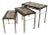 Vintage Stone Nesting Tables, 1960s, Set of 3 For Sale