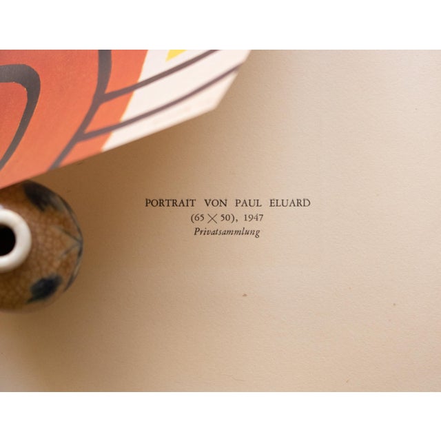 Paper 1950 After Fernand Léger "Portrait of Paul Eluard", First German Edition Period Offset Lithograph For Sale - Image 7 of 9