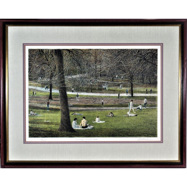 Harold Altman, Sunday, Central Park, Circa 1985 For Sale - Image 10 of 10