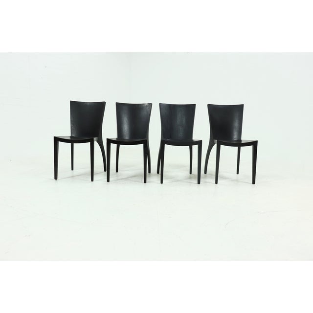 Milano Dining Chairs by Danilo Silvestrin for Gunther Lambert, 1980s, Set of 4 For Sale - Image 4 of 14