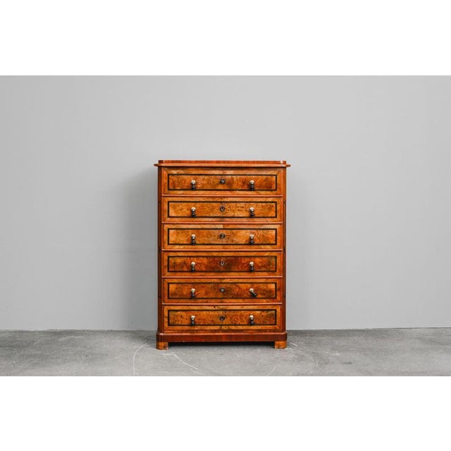 Item: Chiffoniere / Tall Chest Period & Style: Biedermeier style - mid-19th century Features - elegant and practical tall...