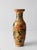 Orange Vintage Satsuma Style Phoenix Floral Vase With Gilt Details For Sale - Image 8 of 13